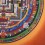 Hand painted Kalachakra Mandala Thangka Painting