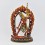 Hand Carved Gold Gilded & Hand Face Painted and Beautifully Hand Painted Buddhist Tibetan Vajrayogini Dakini Copper Statue