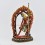 Hand Carved Gold Gilded & Hand Face Painted and Beautifully Hand Painted Buddhist Tibetan Vajrayogini Dakini Copper Statue