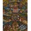 Hand Painted Buddhist Wheel of Life Thangka Thanka Scroll Painting