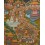 Hand Painted Tibetan Buddhist Buddha Life Story Thangka Scroll Painting