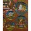 Hand Painted Tibetan Buddhist Buddha Life Story Thangka Painting