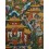 Hand Painted Tibetan Buddhist Buddha Life Story Thangka Painting