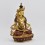 Hand Carved Gold Gilded & Hand Face Painted Buddhist Tibetan Aparmita Statue