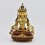 Hand Carved Gold Gilded & Hand Face Painted Buddhist Tibetan Aparmita Statue