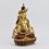 Hand Carved Gold Gilded & Hand Face Painted Buddhist Tibetan Aparmita Statue