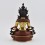 Hand Carved Gold Gilded & Hand Face Painted Buddhist Tibetan Aparmita Statue