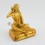 Machine Made Copper Alloy Gold Plated 4.25" Milarepa Statue