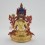 Hand Made Copper Alloy with 24 Karat Gold Gilded White Tara / Dolkar Statue