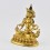 Hand Carved Gold Gilded & Hand Face Painted Buddhist Tibetan 9" Vajrasattva Statue