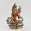 Hand Painted 24 Karat Gold Gilded 9" Red Tara Statue