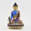 Hand carved Gold Gilded 8.5" Medicine Buddha Menla Statue