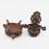 Hand Carved Copper Alloy in Oxidation Finish 7" Mahakala Incense Burner - Dhoopdani