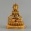 Gold Plated Copper Alloy with Antique Finish  4" Aparmita Statue