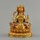 Gold Plated Copper Alloy with Antique Finish 4.25" Chenrezig Statue