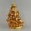 Hand Made Copper Alloy with Gold Plated in Antique Finish 8.25" Ganesha Statue