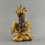 Hand Carved  Gold Plated Copper Alloy and Lapis 9.5" Nag Kanya Statue