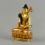 Hand Made Copper Alloy with 24 Karat Gold Gilded  4.75" Samantabhadra Statue