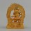 Gold Plated  Copper Alloy with Gold Plated 5" Bajrapani / Chanadorje Statue