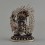 Oxidized Copper Alloy with Silver Plated 4" Vajrapani / Chanadorje Statue