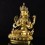 Hand Carved 24 Karat Gold Gilded Hand Painted Face Tibetan19" Chenrezig Copper Ritual Statue