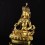 Hand Carved 24 Karat Gold Gilded Hand Painted Face Tibetan 19" Vajrasattva Copper Ritual Statue