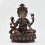  Fine Quality Hand Made Copper Alloy in Oxidation Finish 9" Ganesha Statue