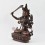 Tibetan Buddhist Small Manjushri / Jambiyang Copper Statue in Oxidation finish 