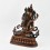 Tibetan Buddhist Copper Alloy in Oxidation Finish 13" Vajrasattva / Dorje Sempa Shakti Statue