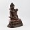 Tibetan Buddhist Copper Alloy in Oxidation Finish 10.5" Buddha Samantabhadra Statue