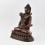 Tibetan Buddhist Copper Alloy in Oxidation Finish 10.5" Buddha Samantabhadra Statue