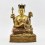 Hand Made 24 Karat Gold Gilded Copper Alloy and Hand Painted Face 10.75" The 5th Karmapa - Deshin Shekpa Statue