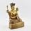 Hand Made 24 Karat Gold Gilded Copper Alloy and Hand Painted Face 10.75" The 5th Karmapa - Deshin Shekpa Statue