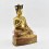 Hand Made 24 Karat Gold Gilded Copper Alloy and Hand Painted Face 10.75" 8th Karmapa - Mikyo Dorje Statue