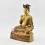 Hand Made 24 Karat Gold Gilded Copper Alloy and Hand Painted Face 10.75" 8th Karmapa - Mikyo Dorje Statue