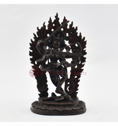 Hand Made  Copper Alloy in Oxidation Finish 8.25" Kurukulla Statue