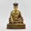 Hand Made Gold Gilded Copper Alloy and Hand Painted Face 10.75" The 4th Karmapa - Rölpe Dorje Statue