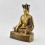 Hand Made Gold Gilded Copper Alloy and Hand Painted Face 10.75" The 4th Karmapa - Rölpe Dorje Statue