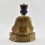 Hand Made Gold Gilded Copper Alloy and Hand Painted Face 10.75" The 4th Karmapa - Rölpe Dorje Statue