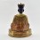 Hand Made  Gold Gilded Copper Alloy and Hand Painted Face 11" The 7th Karmapa - Chödrag Gyatso Dorje Statue