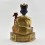 Hand Made Gold Gilded Copper Alloy and Hand Painted Face 11" The 13th Karmapa - Düdul Dorje Statue