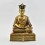 Hand Made Gold Gilded Copper Alloy and Hand Painted Face 11.25" The 14th Karmapa - Thegchog Dorje Statue