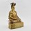 Hand Made Gold Gilded Copper Alloy and Hand Painted Face 11.25" The 14th Karmapa - Thegchog Dorje Statue