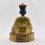 Hand Made Gold Gilded Copper Alloy and Hand Painted Face 11.25" The 14th Karmapa - Thegchog Dorje Statue