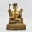 Hand Made Gold Gilded Copper Alloy and Hand Painted Face  11" The 16th Karmapa - Rangjung Rigpe Dorje Statue