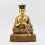 Hand Made Gold Gilded Copper Alloy and Hand Painted Face 10.75" The 1st Karmapa - Düsum Khyenpa Statue