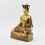 Hand Made Gold Gilded Copper Alloy and Hand Painted Face 10.75" The 1st Karmapa - Düsum Khyenpa Statue