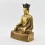 Hand Made Gold Gilded Copper Alloy and Hand Painted Face 10" The 2nd Karmapa - Drubchen Karma Pakshi Statue