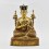 Hand Made Gold Gilded Copper Alloy and Hand Painted Face 10.75" The 3rd Karmapa - Rangjung Dorje Statue