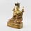 Hand Made Gold Gilded Copper Alloy and Hand Painted Face 10.75" The 3rd Karmapa - Rangjung Dorje Statue